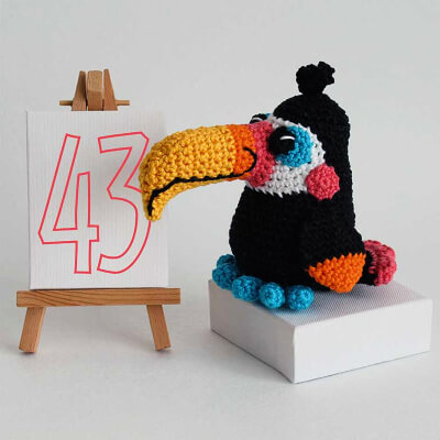 Crochet Amigurumi Toucan Free Pattern by mycrochetchums