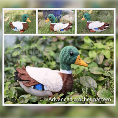 Crochet Mallard Duck Pattern by Zizidora