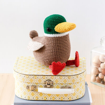 Duca the Mallard Duck Amigurumi Crochet Pattern by ArialiDesign