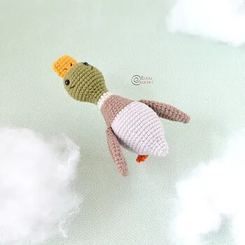 Miles, Free Mallard Duck Crochet Pattern by Elisa’s Crochet