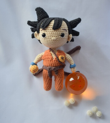 Amigurumi Son Goku Crochet Pattern by Enjoygurumis