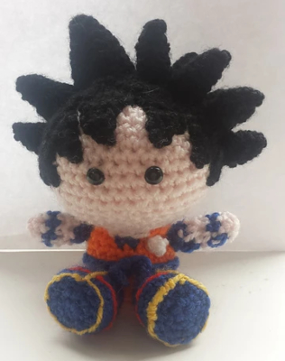 Dragon Ball Crochet Goku Amigurumi by Natalie Smith