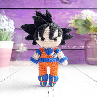 Goku Amigurumi Pattern by MIAmigurumiPatrones