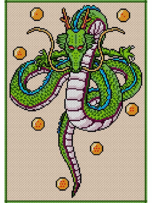 Shenlong Blanket Dragon Ball Crochet Pattern by Creativeisland