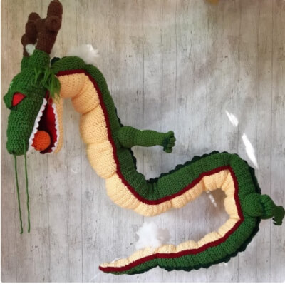 Shenron Dragon Ball Crochet Pattern by Lesfadesdelcrochet