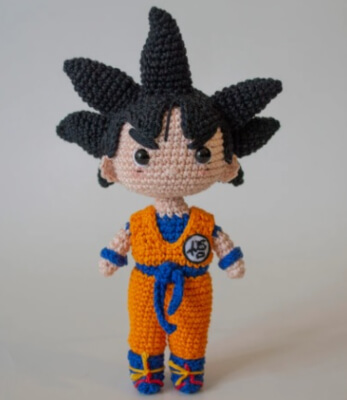 Son Goku Amigurumi Pattern by MisifuCrochet