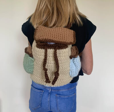 ACNH Inspired Mini Schoolbag Crochet Pattern by MoodyGoose