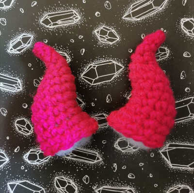 Amigurumi Devil Horns Crochet Pattern by LusAmigurumi