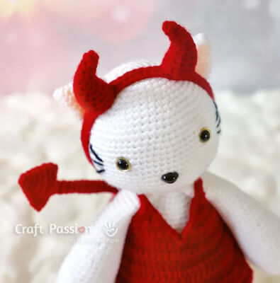 Crochet Devil Horns And Tail Patterns by Craft Passion