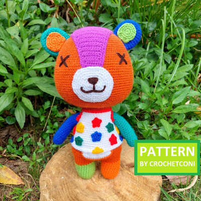 Stitches Crochet Animal Crossing Plushie Pattern by CrochetConi