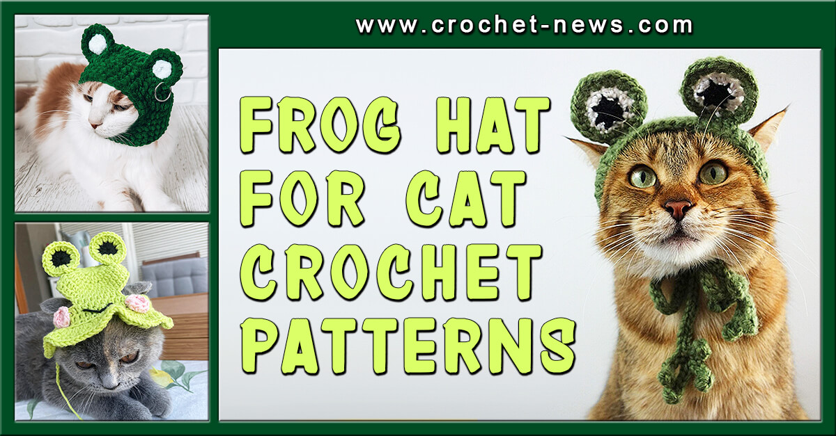 Frog Hat for Cat Crochet Patterns