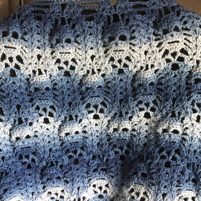 Crochet Lost Souls Skull Shawl Pattern by MaryettaRoy