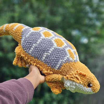 Crochet Bearded Dragon Pattern by CraftingInGlory