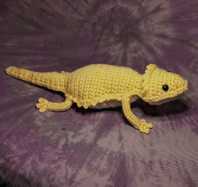 Crochet Bearded Dragon Pattern by FivePointsElements