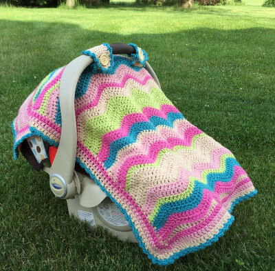 15 Crochet Car Seat Cover Patterns