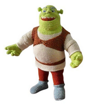 Shrek Amigurumi Pattern by Amigurumi Book