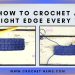 How To Crochet A Straight Edge Every Time!