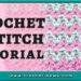 CROCHET V STITCH TUTORIAL